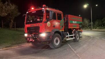 TEI yerleşkesinde çıkan yangın kontrol altına alındı