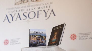İletişim Başkanlığının “Muhteşem Mabet Ayasofya-i Kebir Cami-i Şerifi” kitabı yayımlandı