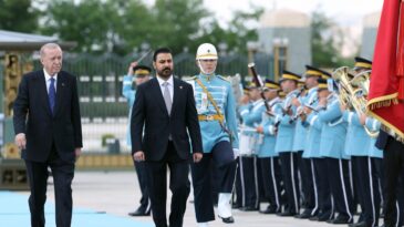 Cumhurbaşkanı Erdoğan, Irak Başbakanı Zeydi’yi resmi törenle karşıladı